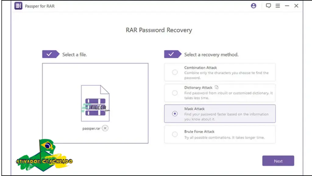 Download PassFab for RAR Ativador Crackeado