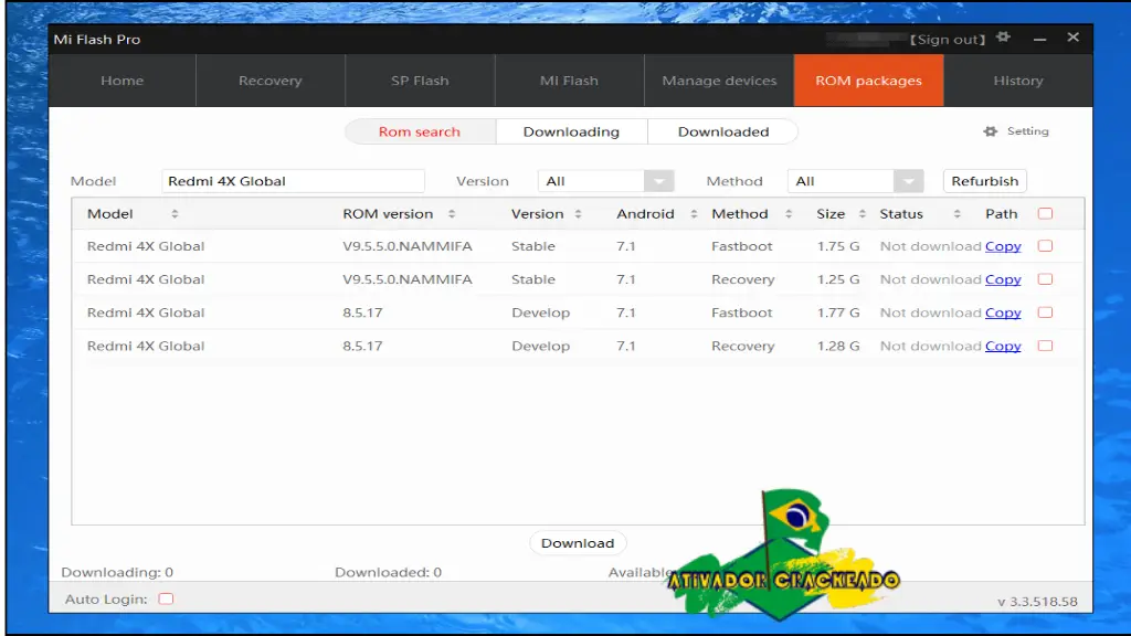 Mi Flash Pro Ativador Crackeado