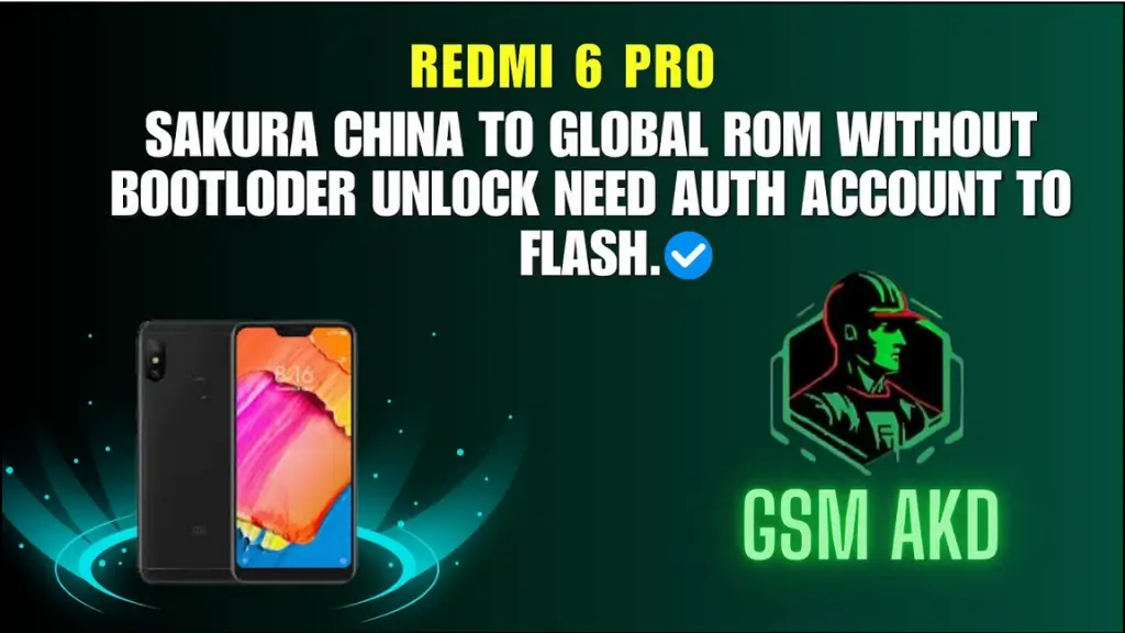 Redmi 6 Pro (sakura) Bootloader Unlock File Grátis Ativador Crackeado