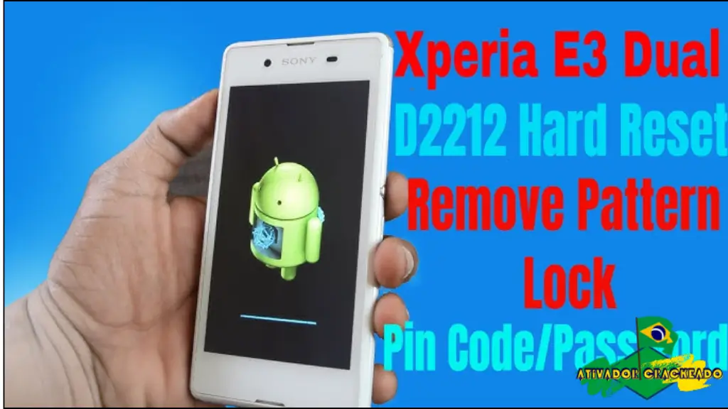 Sony Xperia D2212 Screen Lock Reset File Grátis Crackeado
