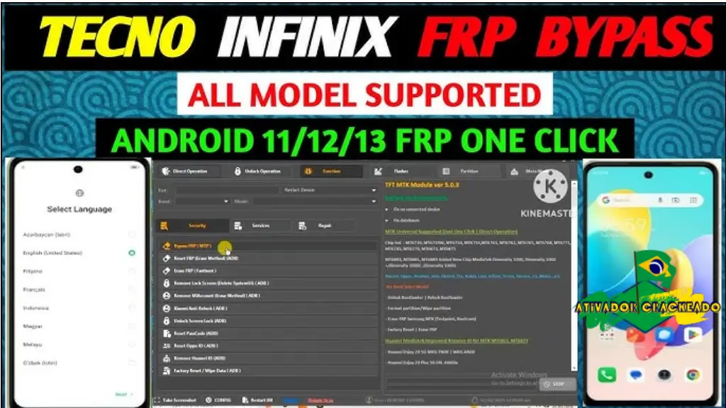 TFT MTP Bypass Tool Grátis Crackeado