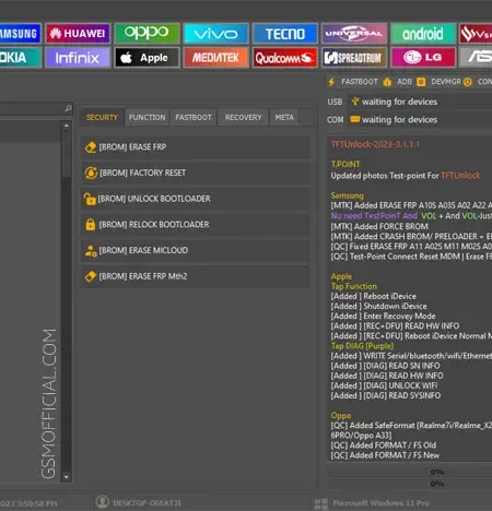 TFT Unlock Tool V7 Grátis Download 2026