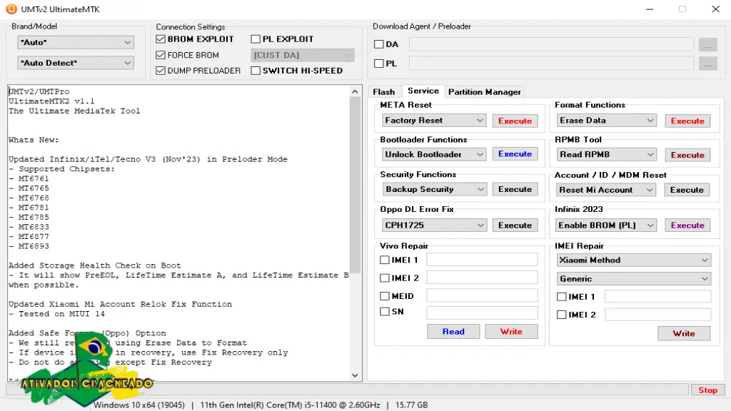 UMT HST Tool Ativador Crackeado