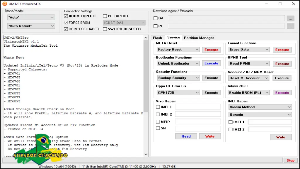 UMT MTK2 Setup File Grátis Download
