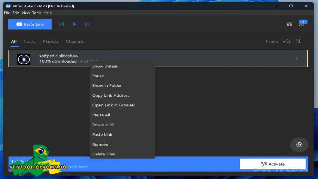 4K YouTube to MP3 Grátis Ativador Crackeado