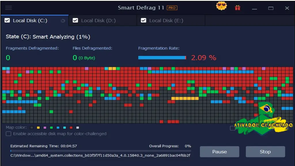IObit Smart Defrag Grátis Crackeado