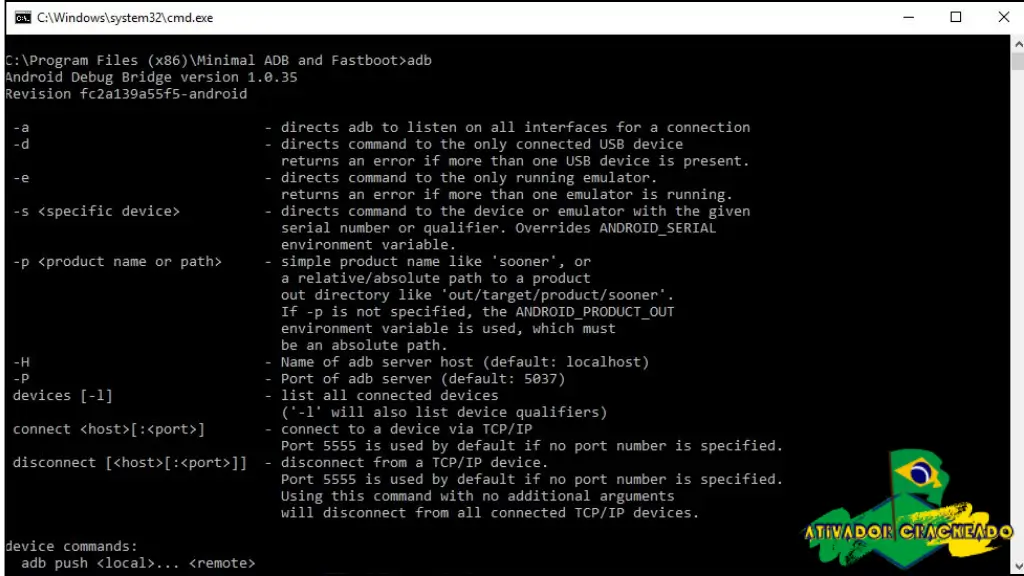 Minimal ADB and Fastboot Ativador Crackeado