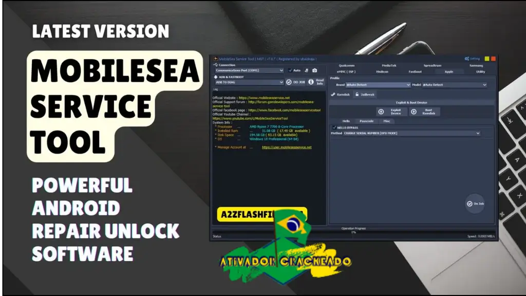 MobileSea Service Tool Crackeado