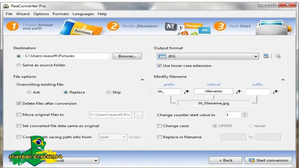 ReaConverter Pro Grátis Ativador Crackeado