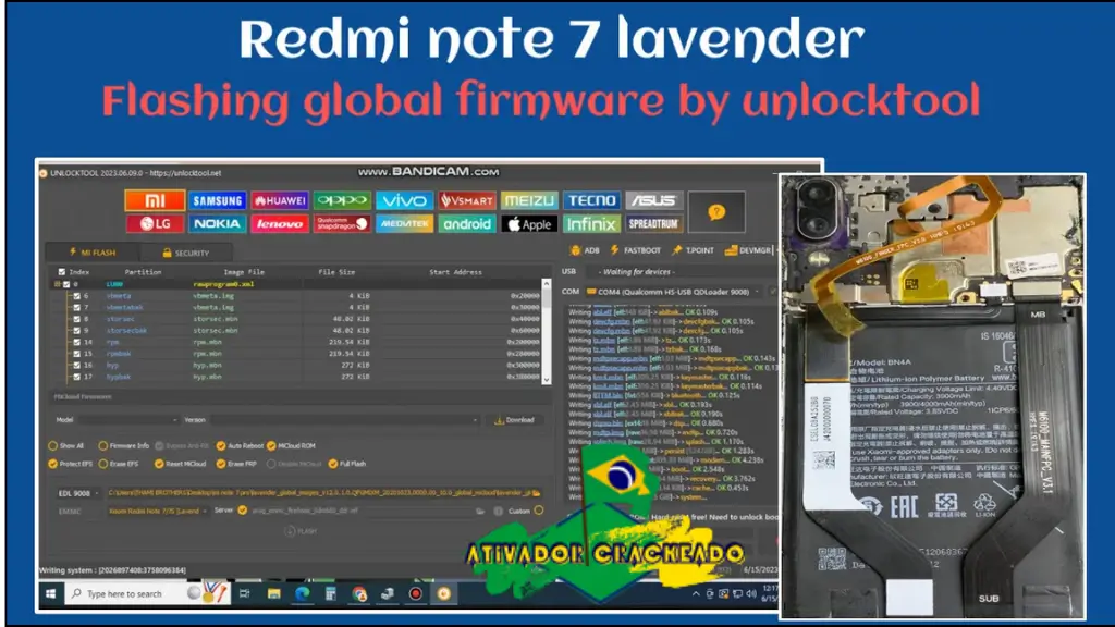 Redmi Note 7 (lavender) Bootloader Grátis Crackeado