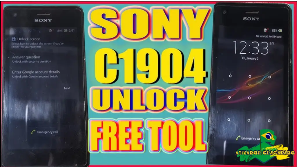 Sony Xperia C1904 Screen Lock Reset File Grátis Crackeado