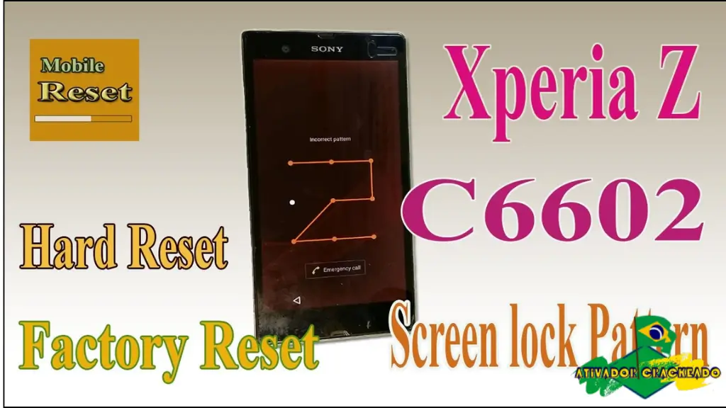 Sony Xperia C6602 Screen Lock Reset File Grátis Crackeado