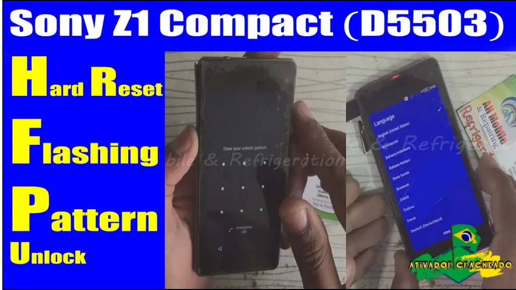 Sony Xperia D5503 Screen Lock Reset File Grátis Crackeado