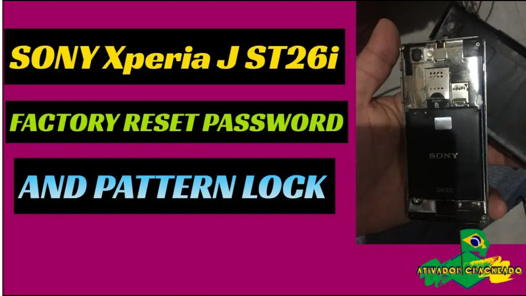 Sony Xperia ST26i Screen Lock Reset File Grátis Crackeado Sony Xperia ST26i Screen Lock Reset File Grátis Crackeado