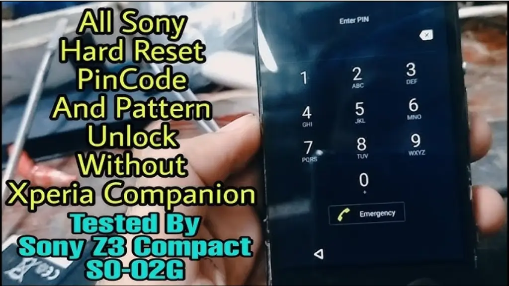 Sony Xperia U20a Screen Lock Reset File Grátis Ativador Crackeado