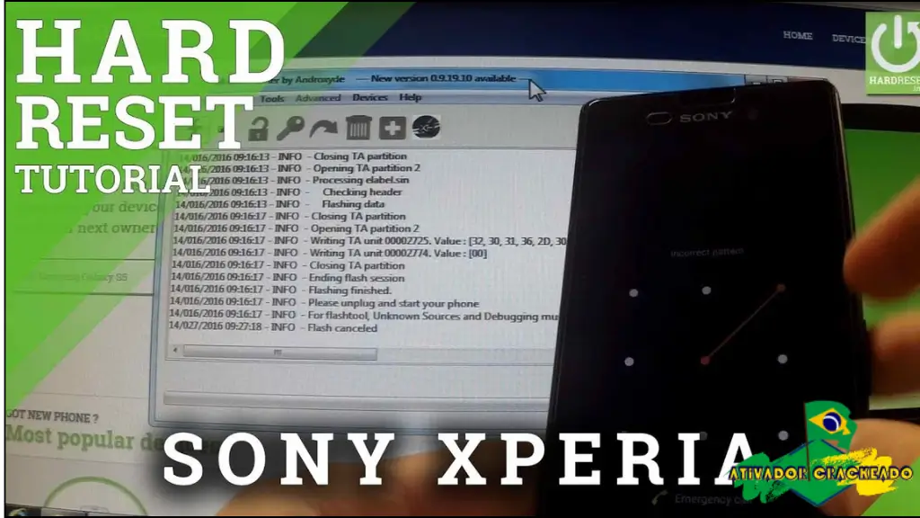 Sony Xperia U20i Screen Lock Reset File Grátis Crackeado
