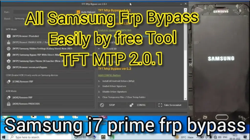 TFT MTP Bypass Tool Grátis Ativador Crackeado