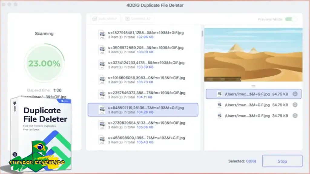 4DDiG Duplicate File Deleter Grátis Ativador Crackeado