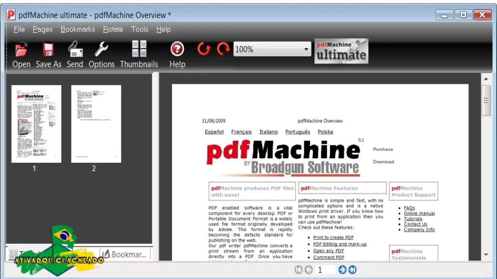 Broadgun pdfMachine Grátis Ativador Crackeado
