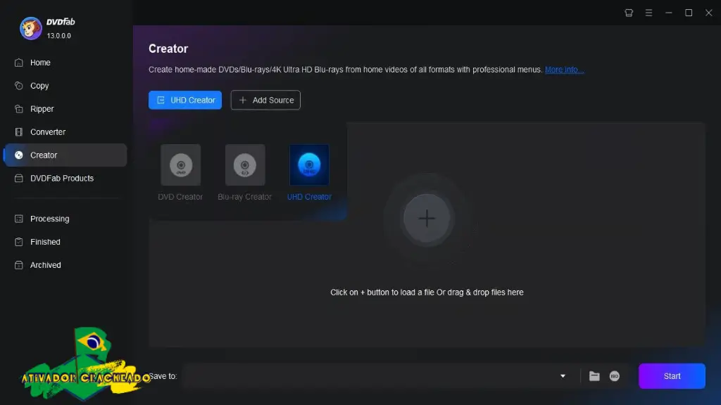 DVDFab Grátis Ativador Crackeado