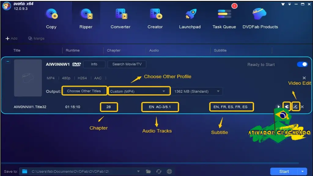 DVDFab Grátis Crackeado