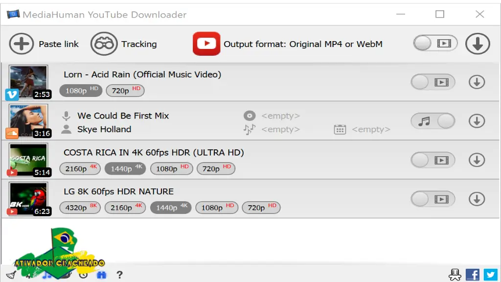 MediaHuman YouTube to MP3 Converter Grátis Ativador Crackeado