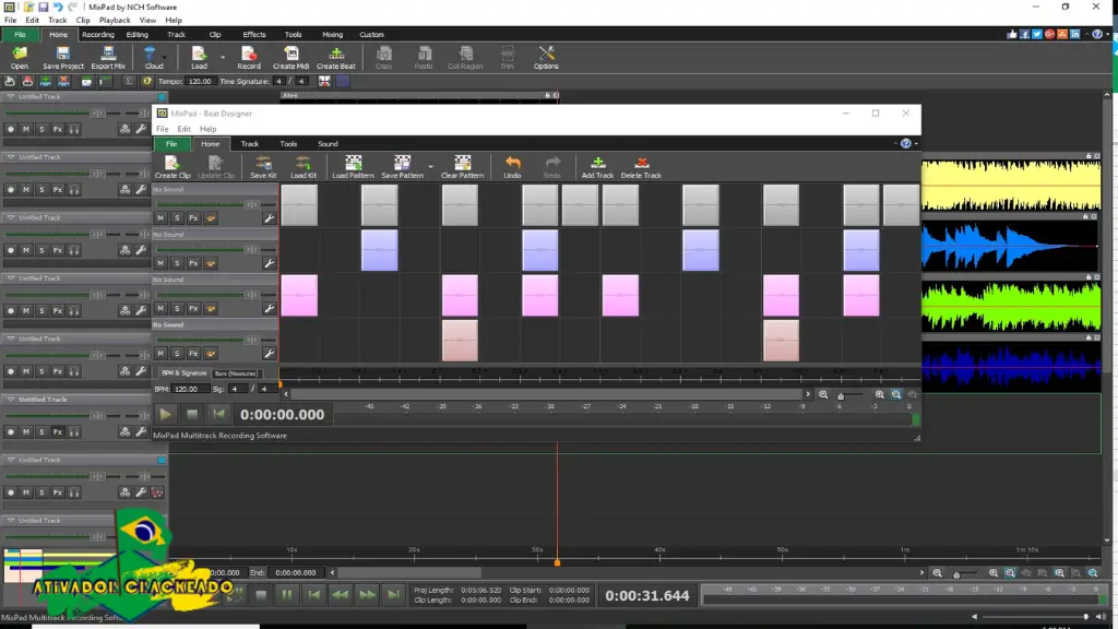 NCH Mixpad Grátis Ativador Crackeado