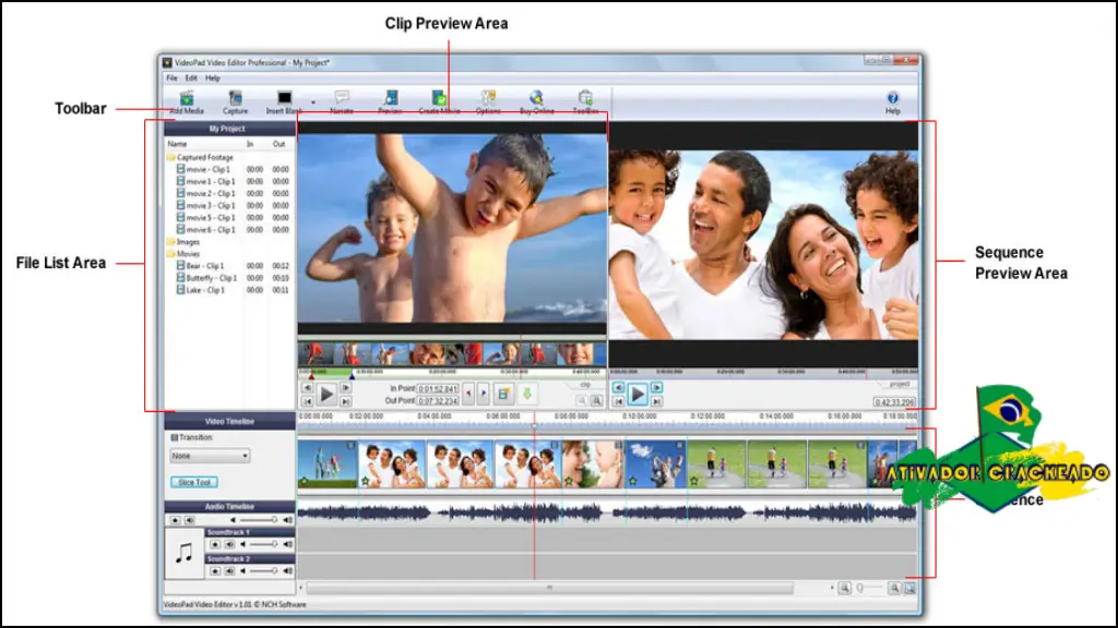 NCH VideoPad Pro Grátis Crackeado